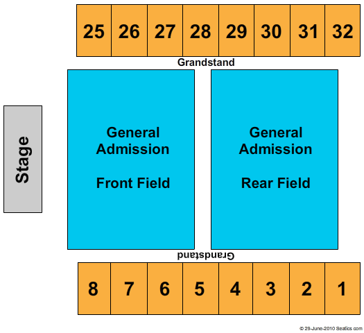 Hersheypark Stadium Dave Mathews Seating Chart